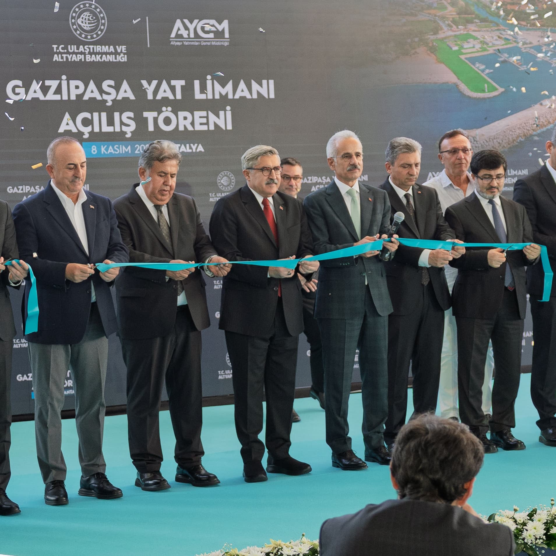 Sayın Bakanımız Abdulkadir Uraloğlu Yat Limanımızın Açılışını Gerçekleştirdi